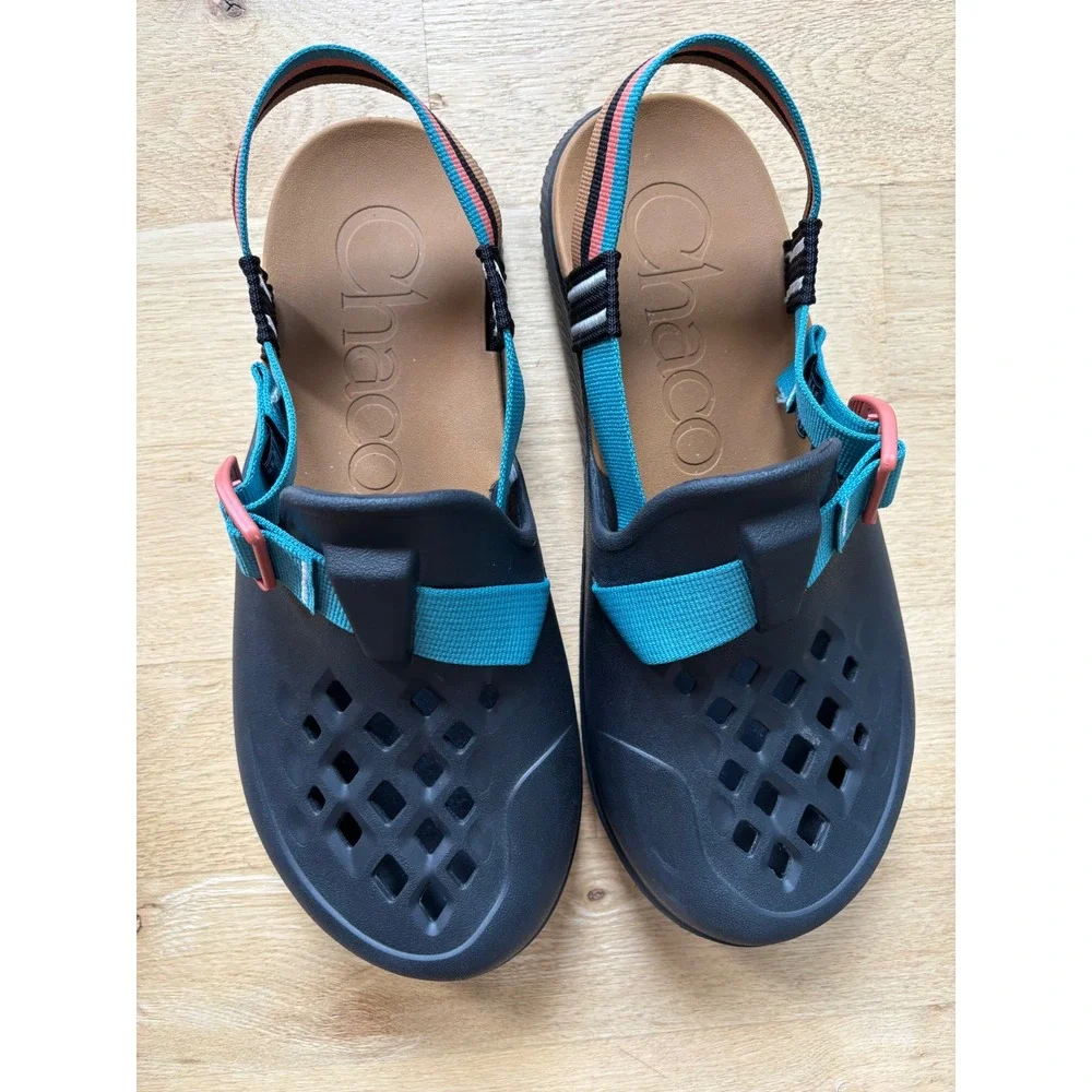 Chaco Men Chillos Clogs Croc Retro Black Sandals Shoe Camp Gorpcore Size 11